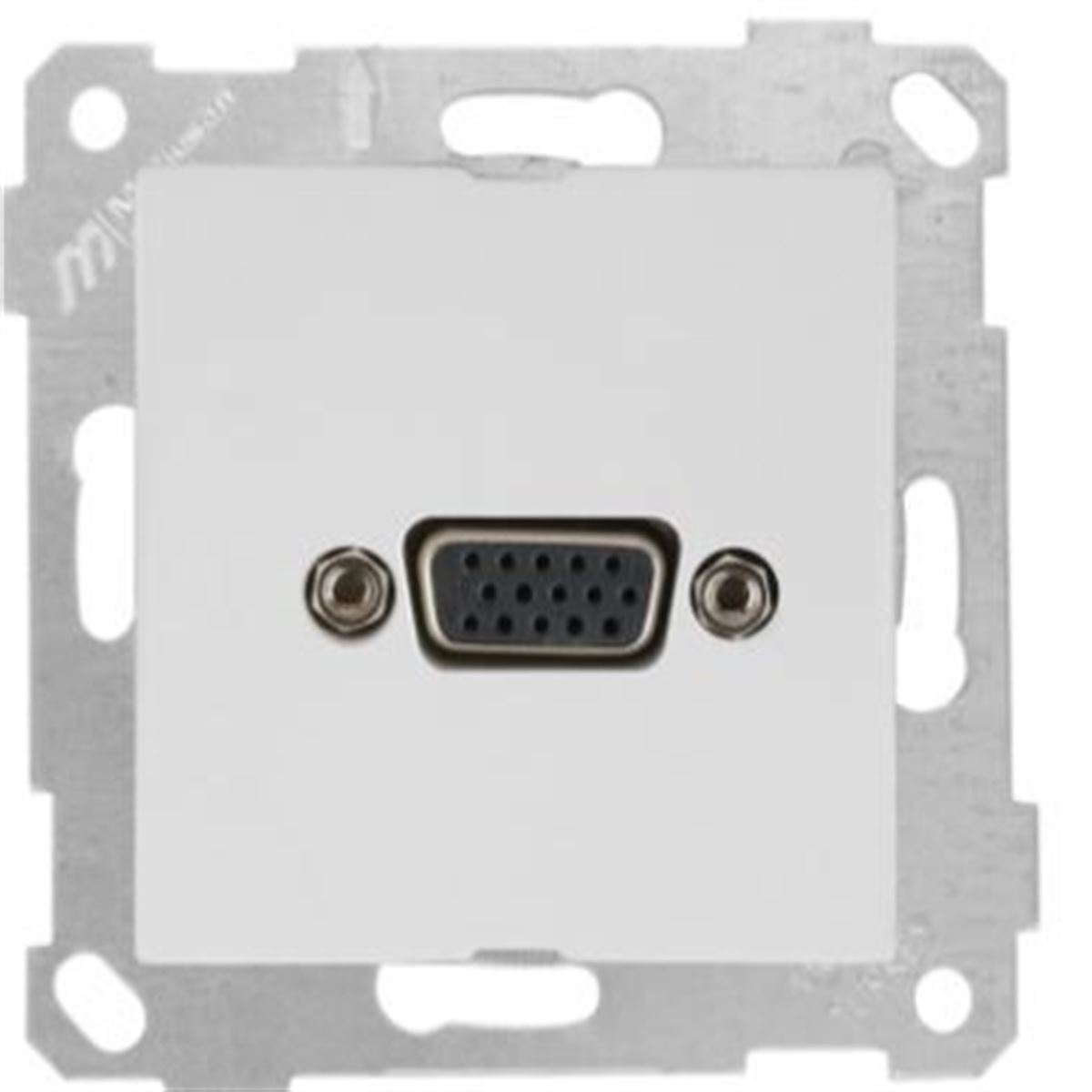 RİTA MEK TUŞ VGA PRİZİ BEYAZ 1